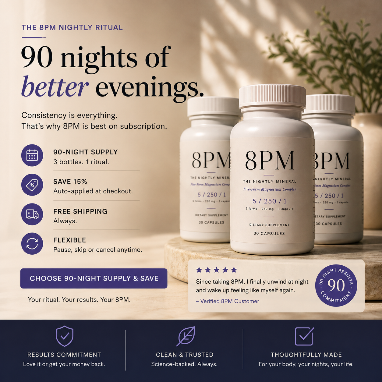 8pm - 5 Form Magnesium Supplement